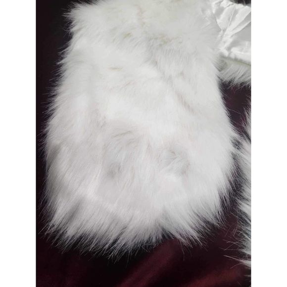 Urban Outfitters Jagger Faux Fur Collar White - Picture 2 of 5